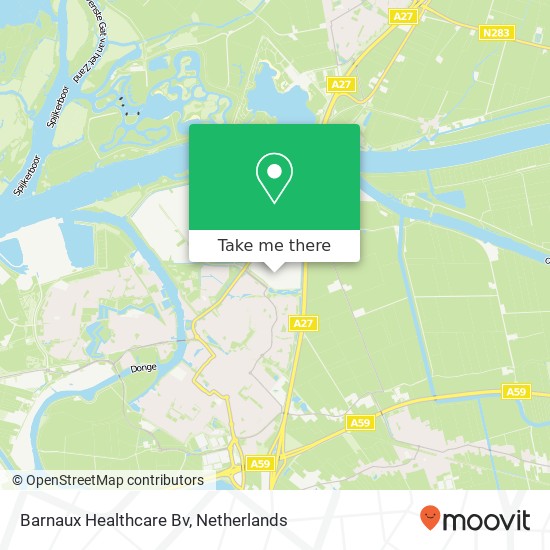 Barnaux Healthcare Bv map