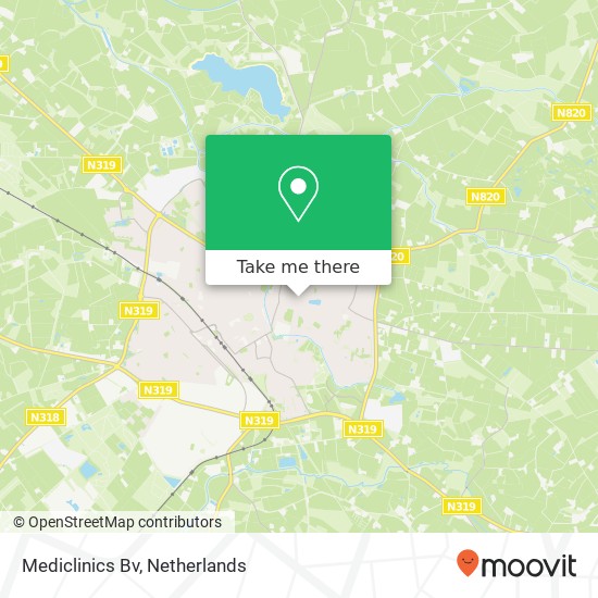 Mediclinics Bv map