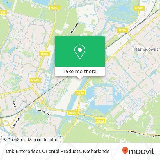 Cnb Enterprises Oriental Products map