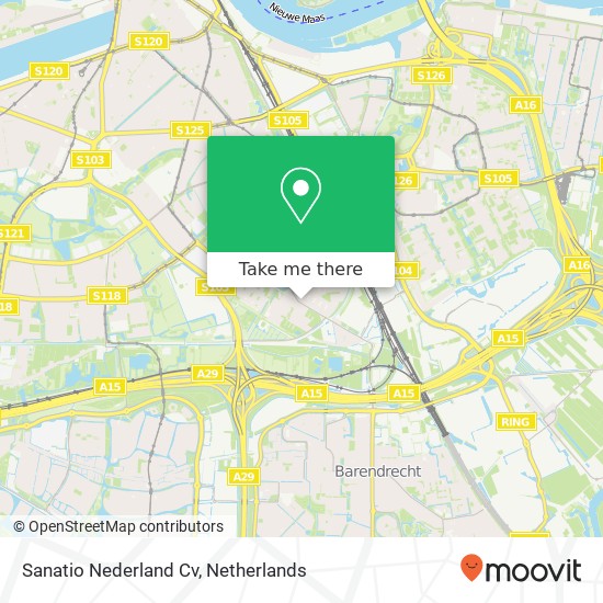 Sanatio Nederland Cv map