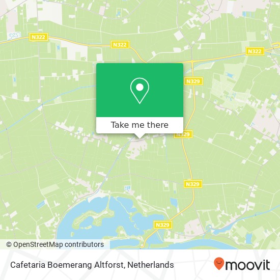 Cafetaria Boemerang Altforst map