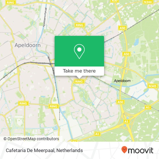 Cafetaria De Meerpaal map