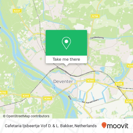 Cafetaria Ijsbeertje Vof D. & L. Bakker map