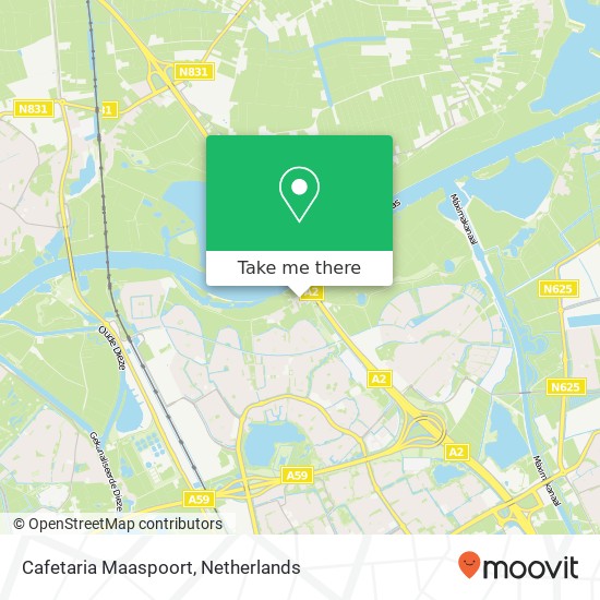 Cafetaria Maaspoort map