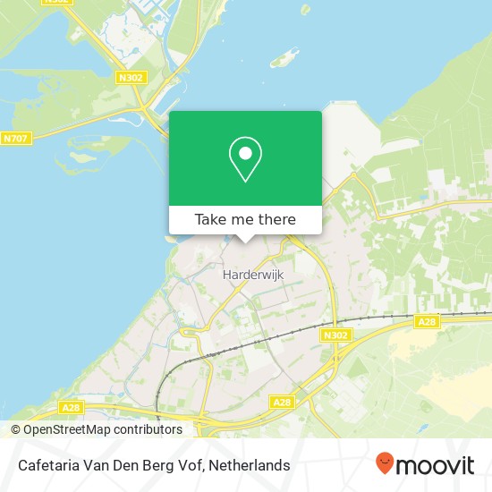 Cafetaria Van Den Berg Vof map