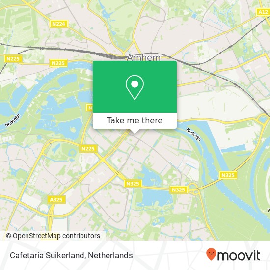 Cafetaria Suikerland map