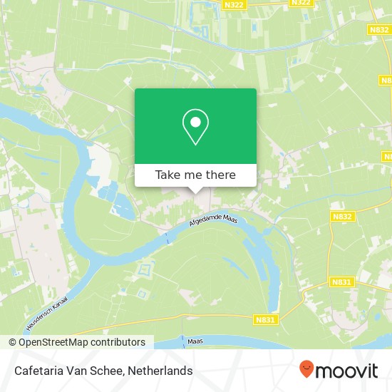 Cafetaria Van Schee map