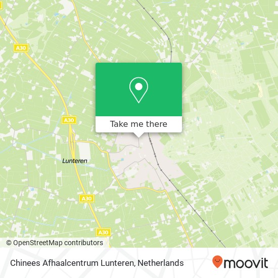 Chinees Afhaalcentrum Lunteren map