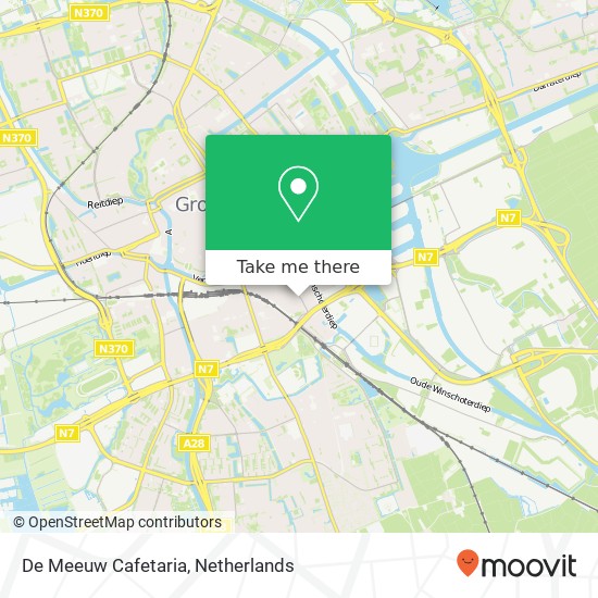 De Meeuw Cafetaria map