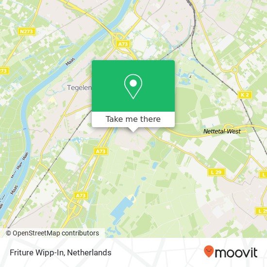 Friture Wipp-In map