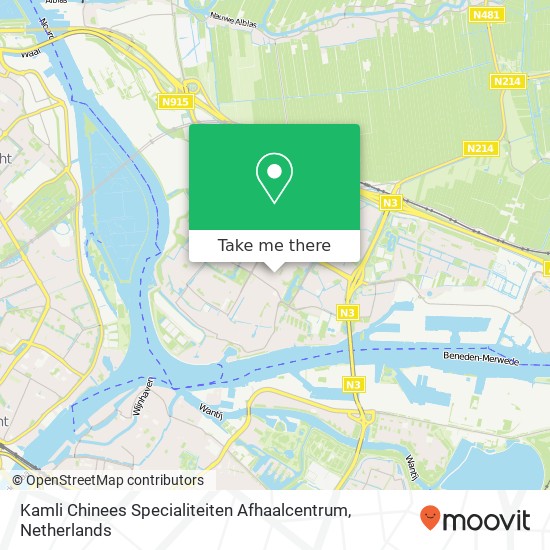 Kamli Chinees Specialiteiten Afhaalcentrum map