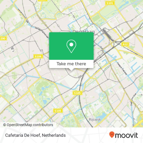 Cafetaria De Hoef map