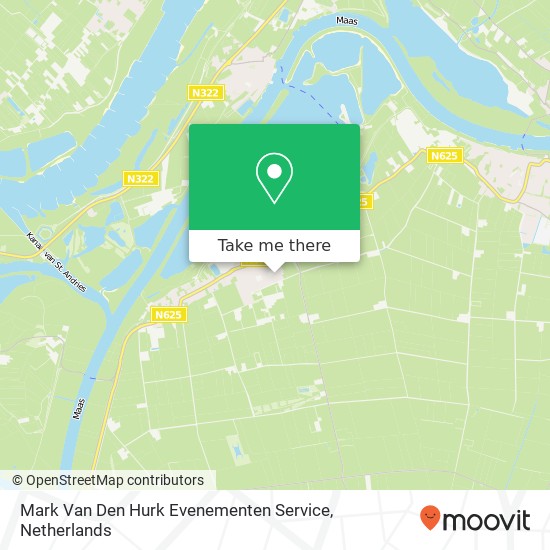 Mark Van Den Hurk Evenementen Service map