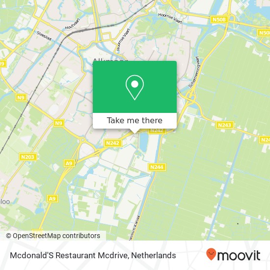 Mcdonald'S Restaurant Mcdrive map