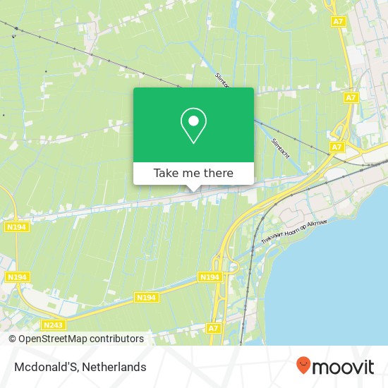 Mcdonald'S map