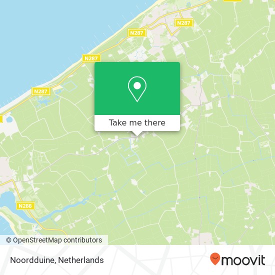 Noordduine map