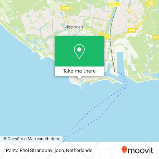 Panta Rhei Strandpaviljoen map