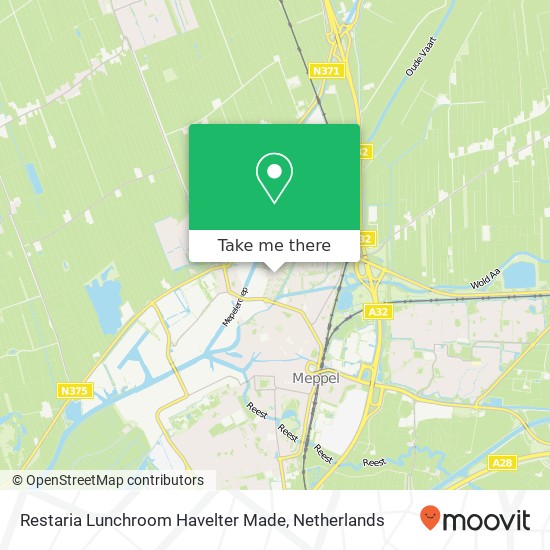 Restaria Lunchroom Havelter Made map