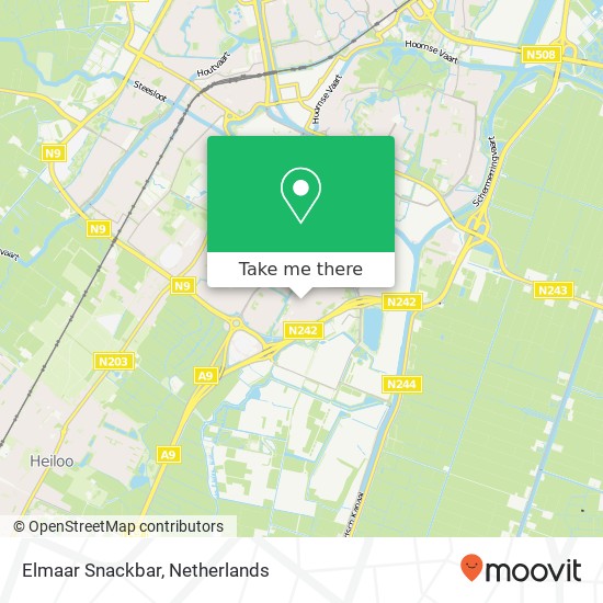 Elmaar Snackbar map