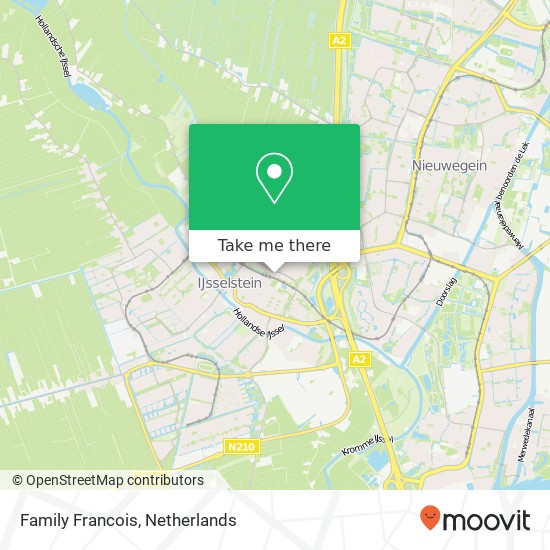Family Francois map