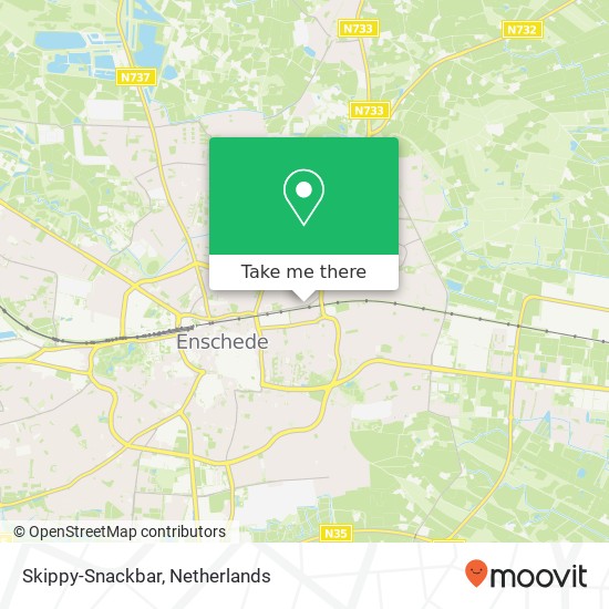 Skippy-Snackbar Karte