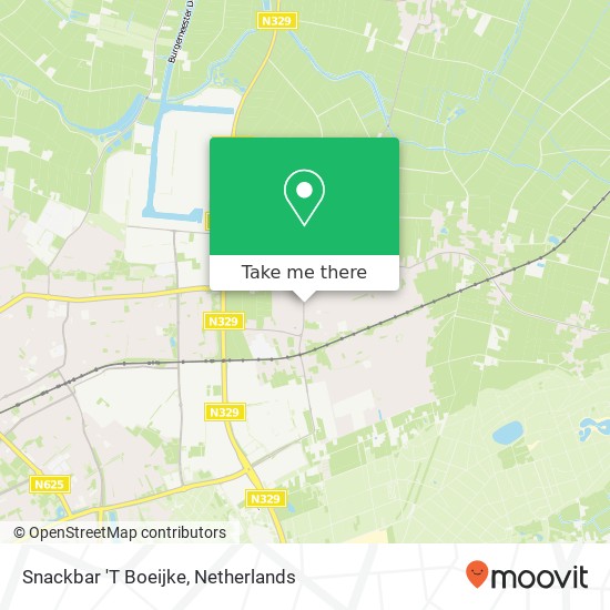 Snackbar 'T Boeijke map