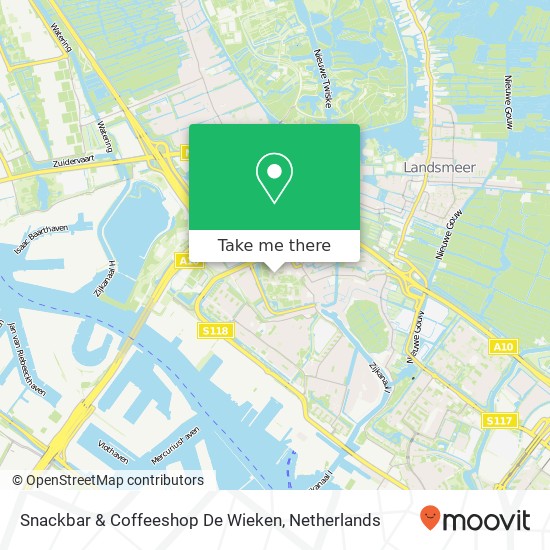 Snackbar & Coffeeshop De Wieken map