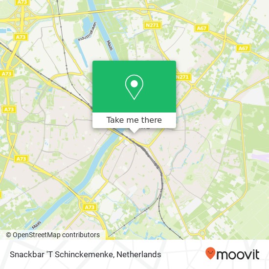 Snackbar 'T Schinckemenke map