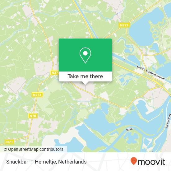 Snackbar 'T Hemeltje map