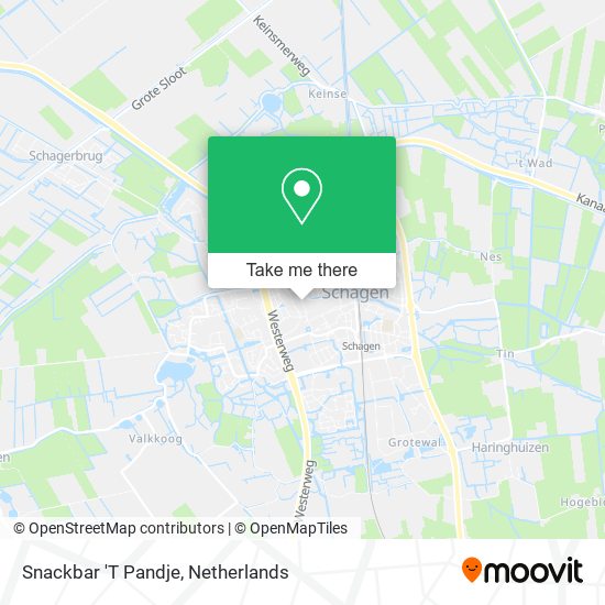 Snackbar 'T Pandje map