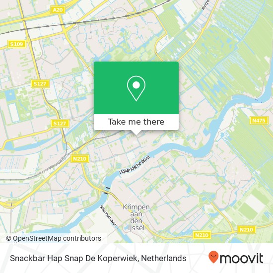 Snackbar Hap Snap De Koperwiek map