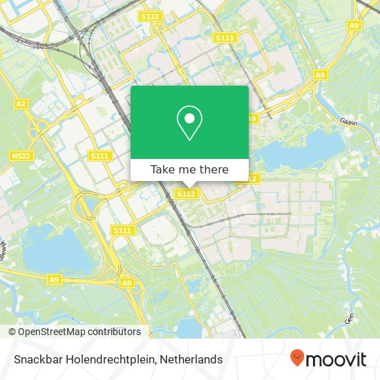 Snackbar Holendrechtplein map