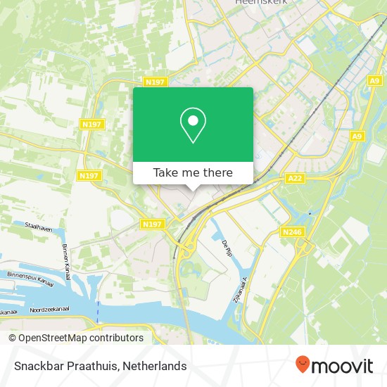 Snackbar Praathuis map