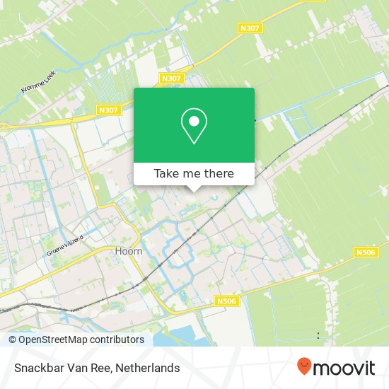 Snackbar Van Ree map