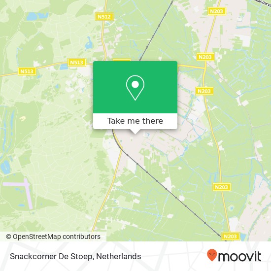 Snackcorner De Stoep map