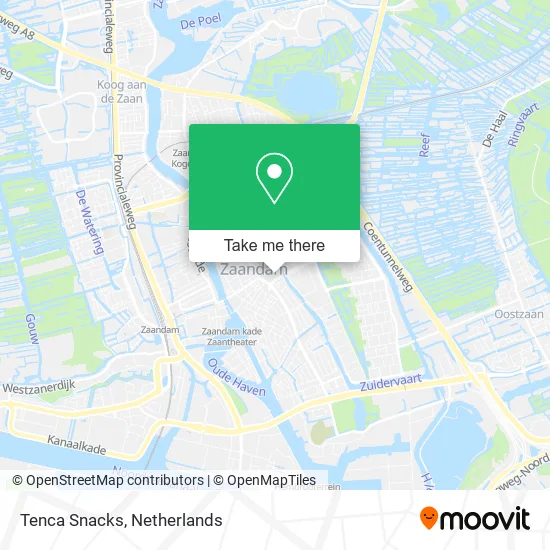 Tenca Snacks map