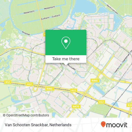 Van Schooten Snackbar map