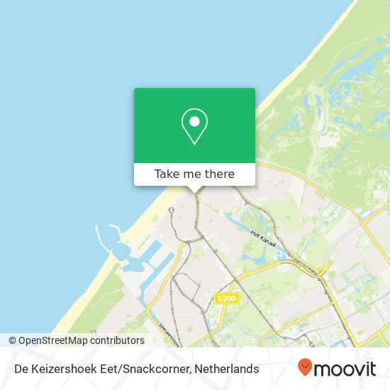 De Keizershoek Eet/Snackcorner map