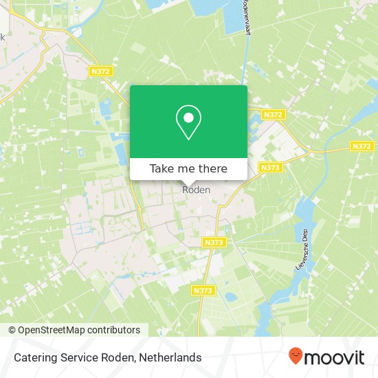 Catering Service Roden map