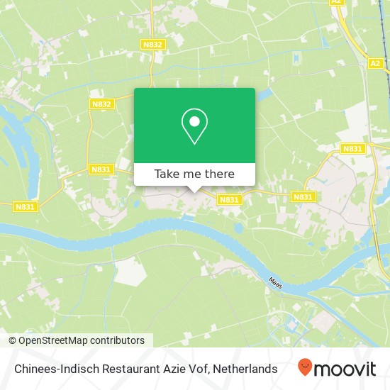 Chinees-Indisch Restaurant Azie Vof Karte