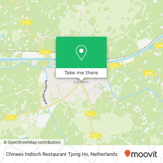 Chinees Indisch Restaurant Tjong Ho map
