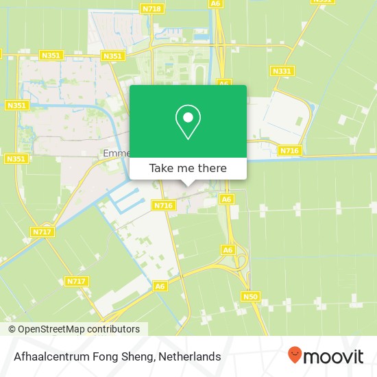 Afhaalcentrum Fong Sheng map