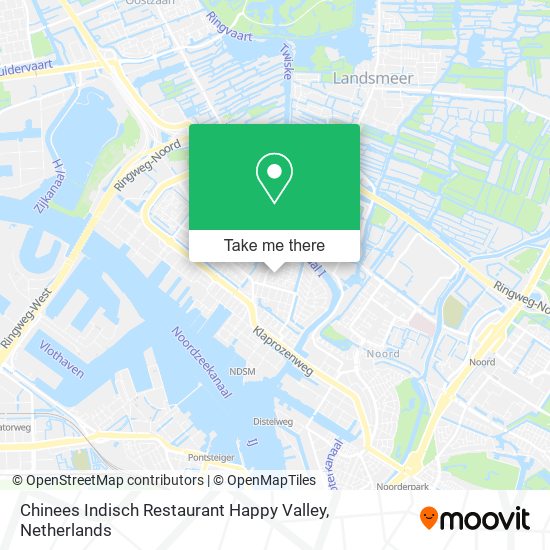 Chinees Indisch Restaurant Happy Valley map