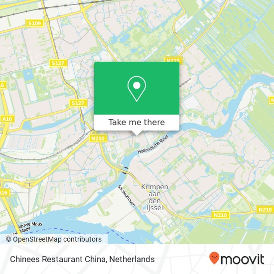 Chinees Restaurant China map