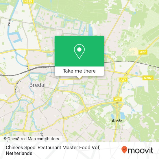 Chinees Spec. Restaurant Master Food Vof map