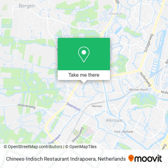 Chinees-Indisch Restaurant Indrapoera map