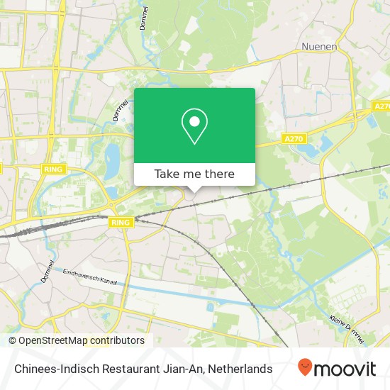 Chinees-Indisch Restaurant Jian-An map