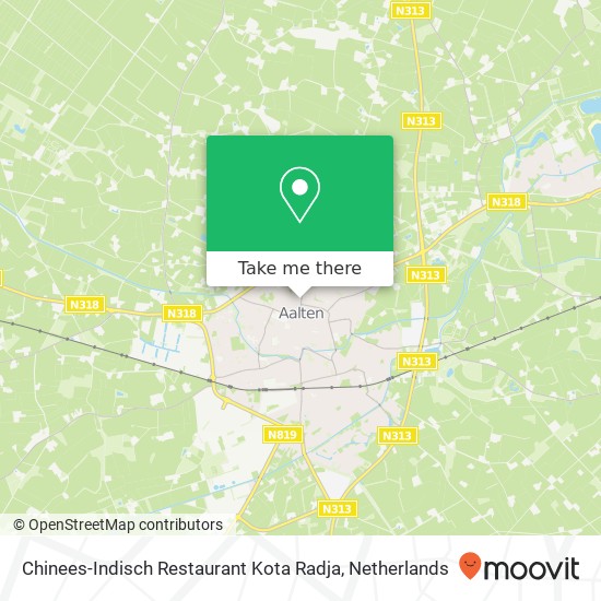Chinees-Indisch Restaurant Kota Radja Karte