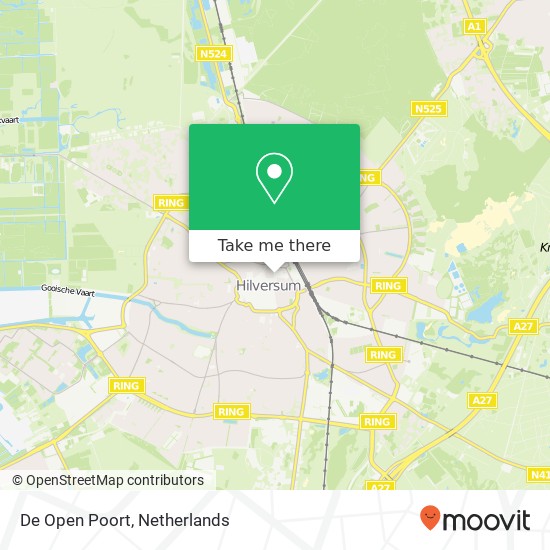 De Open Poort map