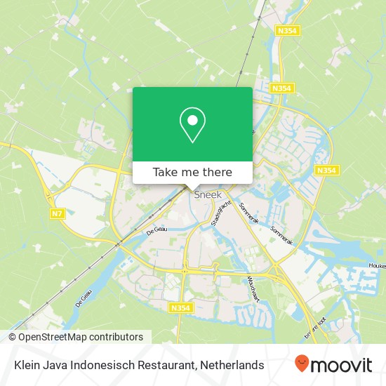 Klein Java Indonesisch Restaurant map